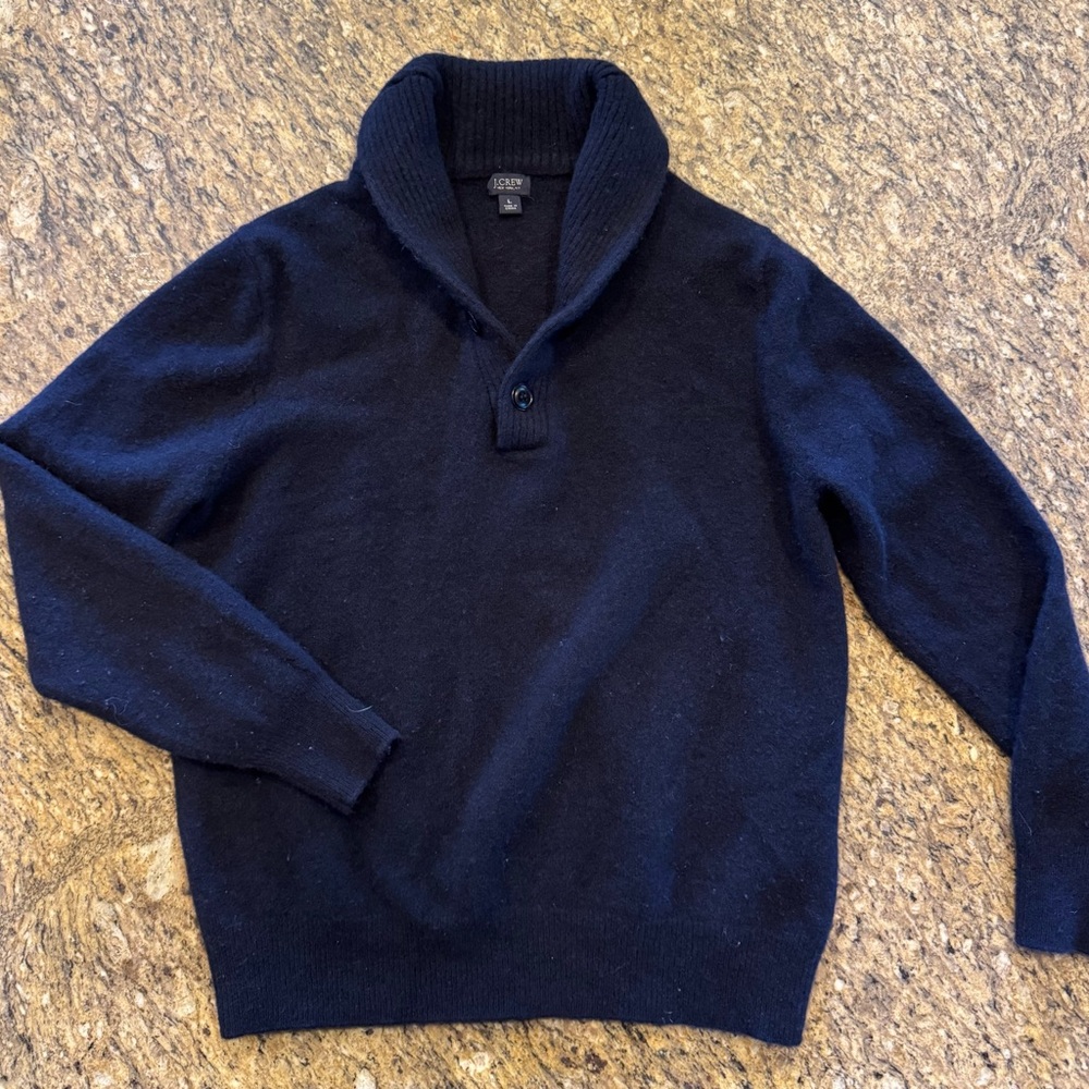 Men’s cowl neck sweater